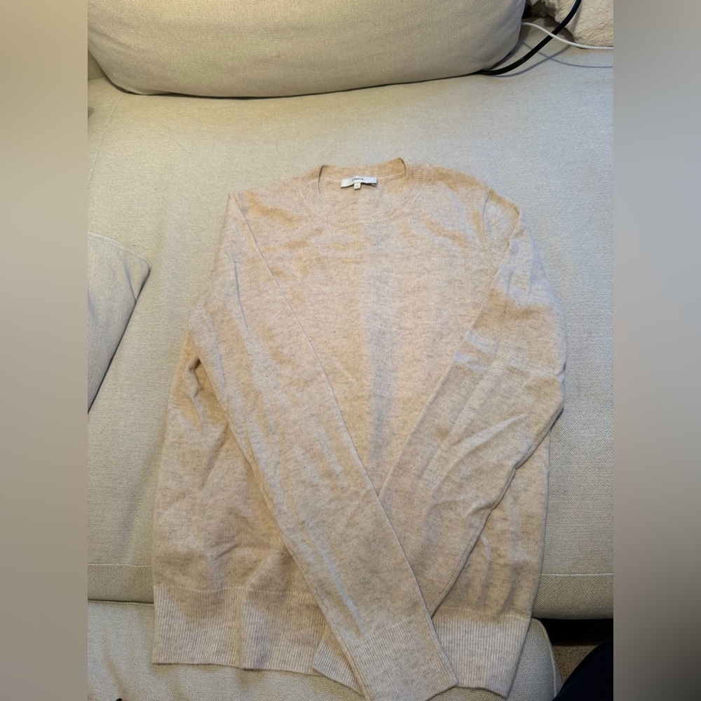 Vince Women’s Tan Crewneck Sweater